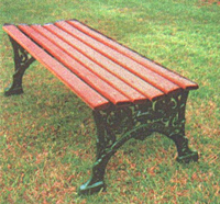Wooden Bench without Back